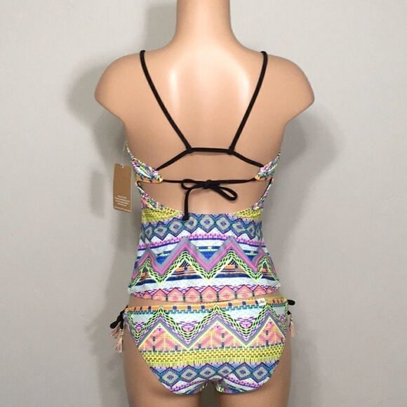 Hobie multi color tankini bikini. NWT - Picture 5 of 8
